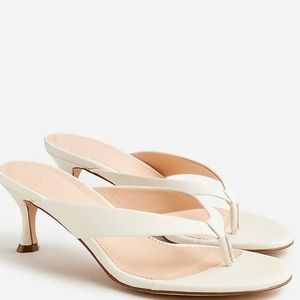 J. Crew Violetta made-in-Italy thong sandals in leather